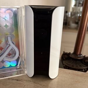 Black and White Security Camera